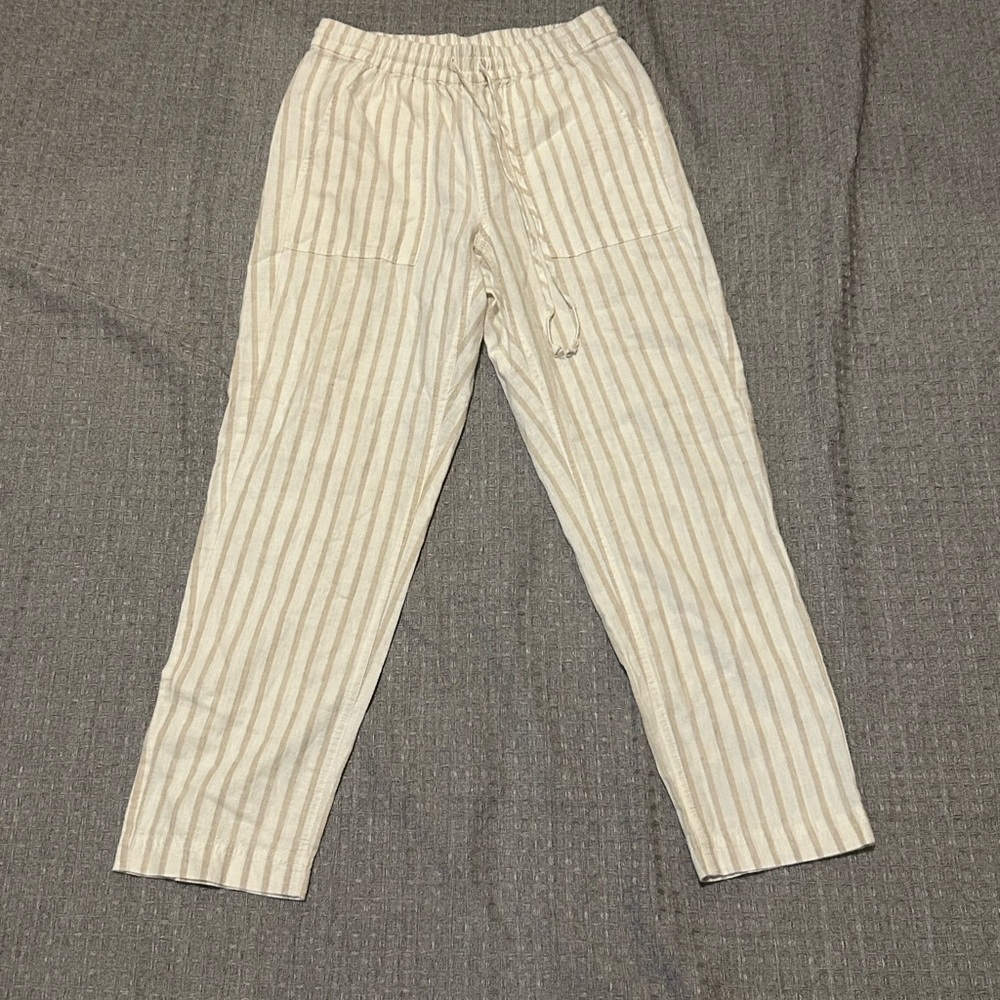 J Crew seaside pant in stripe size XS
